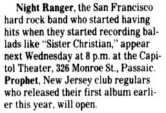 Night Ranger / Prophet on Nov 13, 1985 [573-small]
