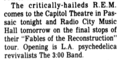 R.E.M. / L.A. on Aug 30, 1985 [578-small]