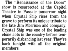 Crystal Ship on Mar 16, 1985 [611-small]
