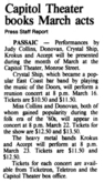 Crystal Ship on Mar 16, 1985 [612-small]