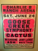 Goose Creek Symphony  / Catus / Wishbone Ash / Jerry Lacroix with White Trash  on Jun 24, 1972 [795-small]