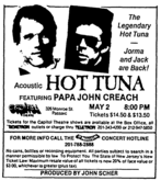 Hot Tuna / Papa John Creach on May 2, 1986 [152-small]
