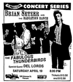 Brian Setzer / The Fabulous Thunderbirds / The Del Lords on Apr 19, 1986 [153-small]
