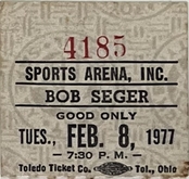 Bob Seger & The Silver Bullet Band on Feb 8, 1977 [070-small]