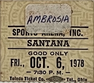 Santana / Ambrosia on Oct 6, 1978 [078-small]