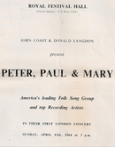Peter, Paul and Mary on Apr 12, 1964 [273-small]