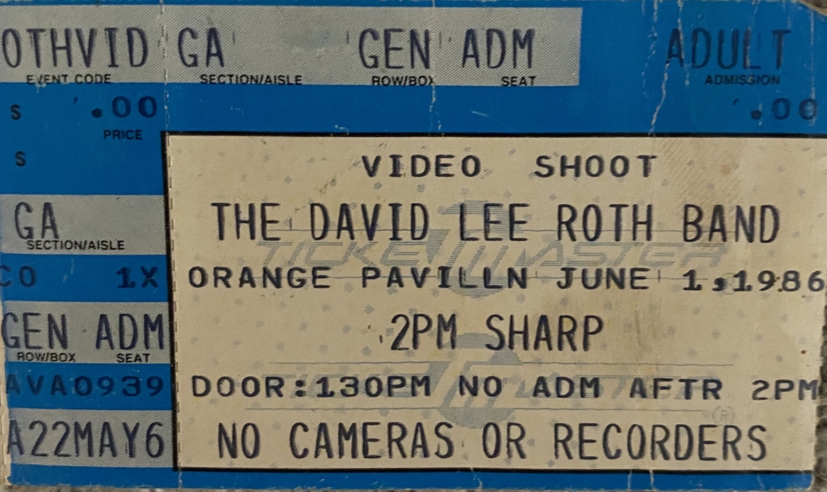 David Lee Roth concert schedule
