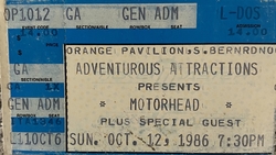 Motörhead / The Cro-Mags on Oct 12, 1986 [480-small]