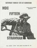 tags: Fifteen, Strawman, MDC (Millions Of Dead Cops), San Francisco, California, United States, Gig Poster, Klub Komotion - MDC (Millions Of Dead Cops) / Strawman / Fifteen on Mar 5, 1994 [572-small]