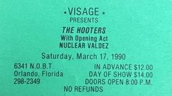 The Hooters / Nuclear Valdez on Mar 17, 1990 [580-small]