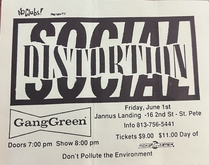 Social Distortion / Gang Green on Jun 1, 1990 [597-small]