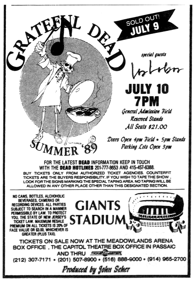 Concert History of Giants Stadium Jersey City, New Jersey, United