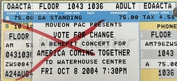 Tracy Chapman / Bruce Spingsteen & The E Street Band / John Fogerty / R.E.M. on Oct 8, 2004 [187-small]