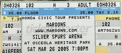Maroon 5 on Mar 26, 2005 [238-small]