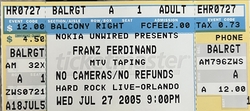 Franz Ferdinand on Jul 27, 2005 [247-small]