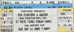 Foo Fighters / Weezer on Sep 11, 2005 [249-small]