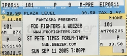 Weezer / Foo Fighters on Sep 11, 2005 [249-small]