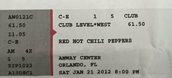 Red Hot Chili Peppers / Santigold on Jan 21, 2012 [288-small]