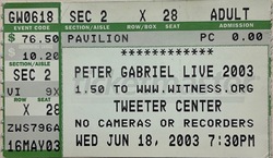 Sevara Nazarkhan / Peter Gabriel on Jun 18, 2003 [433-small]