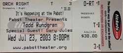 Todd Rundgren / Gary Jules on Jul 23, 2003 [642-small]