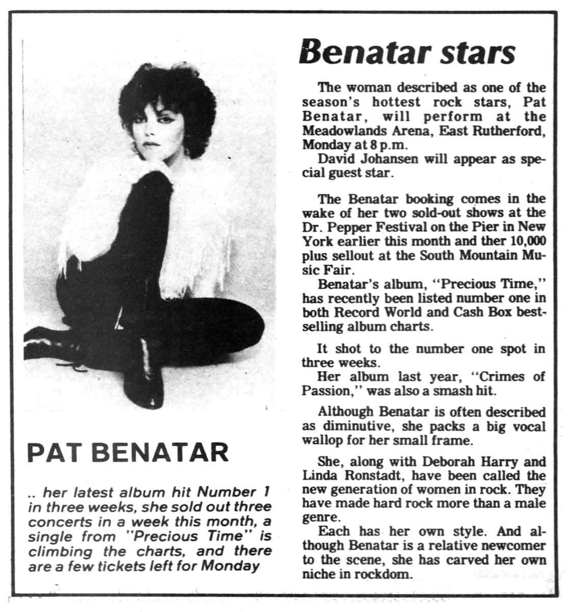 Pat Benatar Concert & Tour History (Updated for 2022) Concert Archives