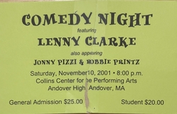 Lenny Clarke / Jonny Pizzi / Robbie Printz on Nov 10, 2001 [168-small]