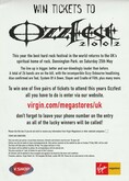 Flyer ticket comp, Download/ Ozzfest on May 25, 2002 [174-small]