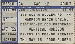 Vertical Horizon on May 18, 2000 [205-small]