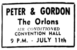 peter and gordon / The Orlons / The Esquires on Jul 11, 1964 [447-small]