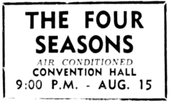 The Four Seasons on Aug 15, 1964 [448-small]