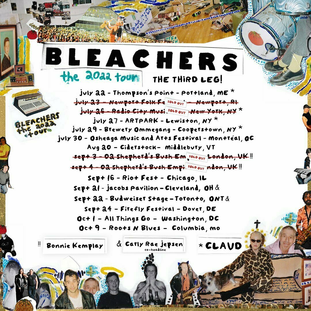 Jul 22, 2022 Bleachers / Claud at Thompson's Point Portland, Maine