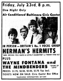 Herman's Hermits / Wayne Fontana And The Mindbenders on Jul 23, 1965 [677-small]
