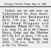 KMFDM / Barkmarket on Jun 13, 1992 [955-small]