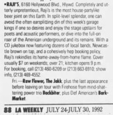 Raw Flower / The Jakk / Backbiter / Barkmarket on Jul 24, 1992 [968-small]
