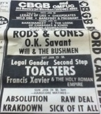 Barkmarket / The Loose / Of Cabbages & Kings / Missing Foundation on Jan 21, 1993 [004-small]