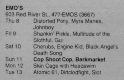 Cop Shoot Cop / Barkmarket on Jul 11, 1993 [015-small]