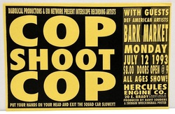 Cop Shoot Cop / Barkmarket on Jul 12, 1993 [016-small]