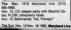 Tad / Therapy? / Barkmarket on Nov 13, 1993 [040-small]