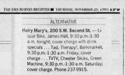 Tad / Therapy? / Barkmarket on Nov 26, 1993 [046-small]