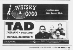 Tad / Therapy? / Barkmarket on Dec 2, 1993 [056-small]