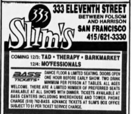Tad / Therapy? / Barkmarket on Dec 3, 1993 [057-small]