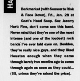 Barkmarket / Season to Risk / Face Down on Jan 28, 1994 [084-small]