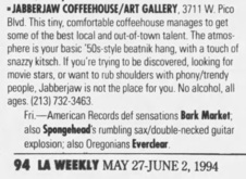 Barkmarket / Spongehead / Everclear on May 27, 1994 [152-small]
