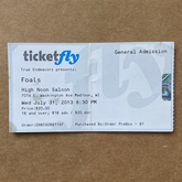 Foals / Drowners on Jul 31, 2013 [300-small]