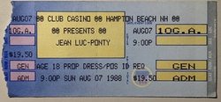 Jean-Luc Ponty / The Yellowjackets on Aug 7, 1988 [345-small]