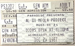 Al Di Meola Project on Dec 2, 1987 [348-small]