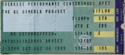 Al DiMeola Project / Alan Holdsworth on Dec 14, 1985 [372-small]
