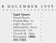Barkmarket / Buzzkill / Aviso on Dec 9, 1995 [424-small]