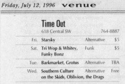 Barkmarket / Grotus / Anchorman on Jul 16, 1996 [468-small]