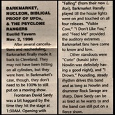 Barkmarket / Nucleon / Biblical Proof of UFOs / The Conservatives / The Psyclone Rangers on Nov 2, 1996 [762-small]
